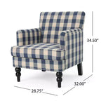 Christopher Knight Home Harrison Sessel mit Stoffbezug und Nagelbesatz