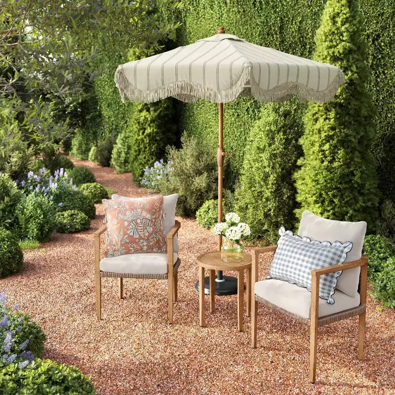 3-teiliges Pasadena Terrassen-Sitzgruppe Grau – Threshold™ designed with Studio McGee