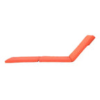 Perla 3-teiliges Outdoor-Akazienholz-Sonnenliegen-Set mit Kissen - Teak/Orange - Christopher Knight Home