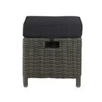 Asti 6-teiliges Outdoor-Sitzgruppen-Set aus Polyrattan – Grau – Alaterre Furniture: Wetterbeständiges Terrassen-Lounge-Set mit Sofa, Stühlen & Tisch