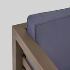 Oana 6-teiliges Akazienholz-Sofa-Plauder-Set – Grau/Dunkelgrau – Christopher Knight Home