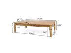 5-teiliges Magnolia Patio Akazienholz 7-Sitzer Chat-Set – Teak/Dunkelgrau – Christopher Knight Home