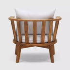 Walson 5-teiliges Loungesessel- und Feuerschalen-Set aus Akazienholz, Teak und Braun – Christopher Knight Home: Outdoor-Terrassenmöbel-Set mit Kissen