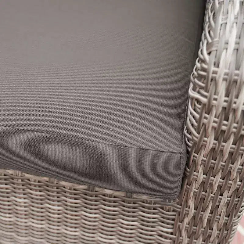 Leisure Made Forsyth 5-teiliges Polyrattan-Sofa mit grauen Bezügen
