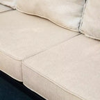 Captiva Designs 4-teiliges Outdoor-Sofa-Konversationsset für 5 Personen mit seilgeflochtenen Rattan-Drehstühlen