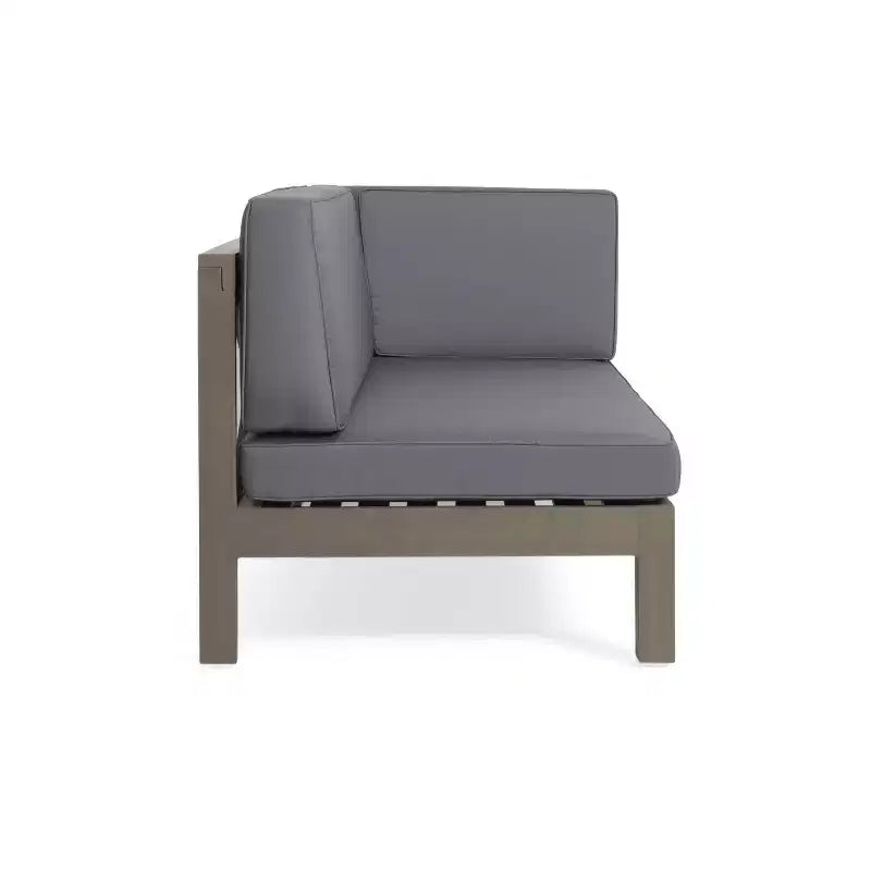 Christopher Knight 3-teiliges Outdoor-Sitzgruppen-Set Brava aus Akazienholz mit grauer Oberfläche