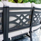 Captiva Designs Halbmond-Ecksofa-Garnitur für 6 Personen