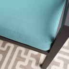 Leisure Made Blakely 6-teiliges Aluminium-Sofa-Set mit Spa-Blauem Stoffbezug
