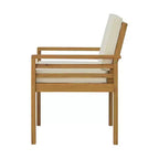 Alaterre Furniture 2er-Set Okemo Outdoor-Wohnlandschaft wetterfest mit Kissen & Couchtisch