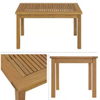 Alaterre Furniture 2er-Set Okemo Outdoor-Wohnlandschaft wetterfest mit Kissen & Couchtisch