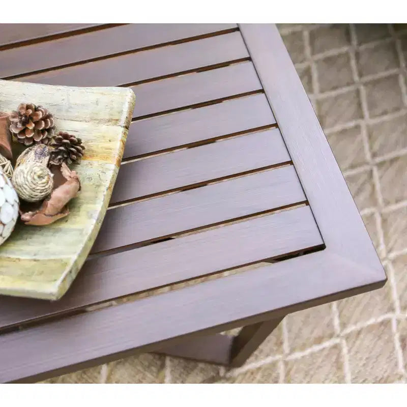Leisure Made Augusta 5-teiliges Korbsessel-Set mit beigem Stoffbezug