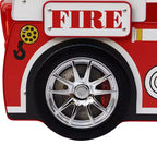 GDFStudio Juna Kinderbett "Feuerwehrauto" mit LED-Beleuchtung