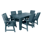 HIGHWOOD PROFESSIONAL 7-teiliges Outdoor-Esszimmer-Set 42x72