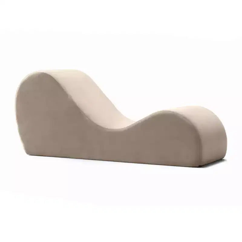 Avana Sleek Yoga-Chaiselongue – hergestellt in den USA – ideal zum Dehnen, Entspannen, Trainieren und mehr, 60T x 18B x 26H Zoll, Hellgrau