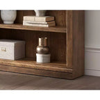 94 Traditioneller hoher Holz-Bücherregal mit Stauraum Stratton Collection Braun - Martin Furniture