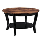 Convenience Concepts American Heritage Runder Couchtisch mit Ablage