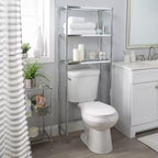 3 Tier Glacier Collection Glass Shelving Gray - Organize It All