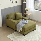 Modernes überdimensionales Schlafsofa im Mid-Century-Stil mit Kissen