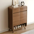 Moderner Holzflur mittlerer Schuhschrank