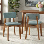 Simple Living 4-teiliges Nettie Massivholz-Esszimmer-Set