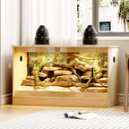 Reptilienhabitat – Geräumiges Terrarium für Echsen, Schlangen & mehr – 47.2