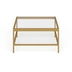 Alexis Couchtisch aus Metall und Glas