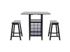 Casey 3 Piece Drop Leaf Pub Set - AMH8504 - Safavieh Couture