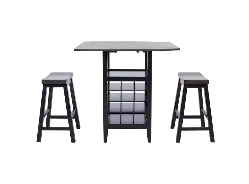 Casey 3 Piece Drop Leaf Pub Set - AMH8504 - Safavieh Couture