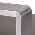 Christopher Knight Home Cape Coral Outdoor 4-teiliges Aluminium-Sessel- und Ottomane-Set mit Kissen, Khaki/Silber
