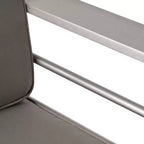 Christopher Knight Home Cape Coral Outdoor 4-teiliges Aluminium-Sessel- und Ottomane-Set mit Kissen, Khaki/Silber