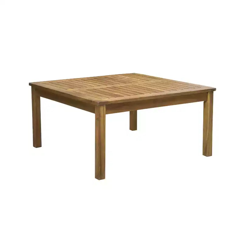 Christopher Knight Home Perla Outdoor Sektional-Sofa-Set aus Akazienholz für 5 Personen mit wasserabweisenden Kissen