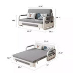 Luck Live Modern 62.2in. Schlafsofa Multifunktionales Aufbewahrungs-Schlafsofa