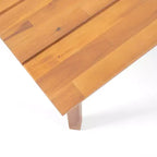 Christopher Knight Home Brooklyn Outdoor 4-teiliges Loungeset aus Akazienholz mit Kissen