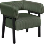 Yaheetech Polster-Clubsessel mit Massivholzbeinen, Taschenfederkern-Sitz für Wohnzimmer, Schlafzimmer, Leseecke