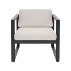 Christopher Knight Home Thorne Outdoor Modernes 4-Sitzer-Gartenmöbelset aus Aluminium