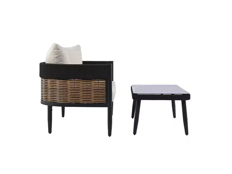 Harrison Sitzgruppe Bank+Tisch - Innen/Außen - PAT7741 - Safavieh