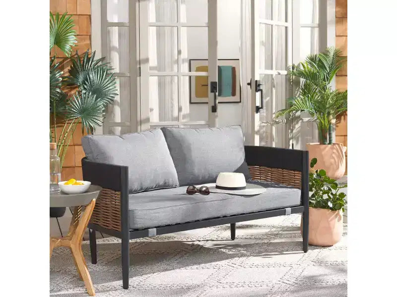 Harrison Sitzgruppe Bank+Tisch - Innen/Außen - PAT7741 - Safavieh