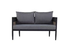 Harrison Sitzgruppe Bank+Tisch - Innen/Außen - PAT7741 - Safavieh