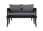 Harrison Bench+Table Patio Set - Indoor/Outdoor - PAT7741 - Safavieh