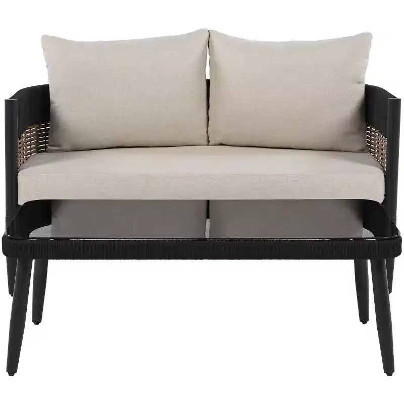 Harrison Sitzgruppe Bank+Tisch - Innen/Außen - PAT7741 - Safavieh