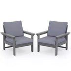 Hyleory Luxuriöses Outdoor-Lounge-Set mit Kissen – Robustes HDPE-Design für höchsten Komfort