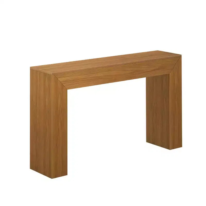 Plank+Beam Grand Konsolentisch, 56 cm massiver Holz-Beistelltisch, Eingangstisch für Flur, hinter dem Sofa, Wohnzimmer, Foyer