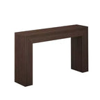 Plank+Beam Grand Konsolentisch, 56 cm massiver Holz-Beistelltisch, Eingangstisch für Flur, hinter dem Sofa, Wohnzimmer, Foyer