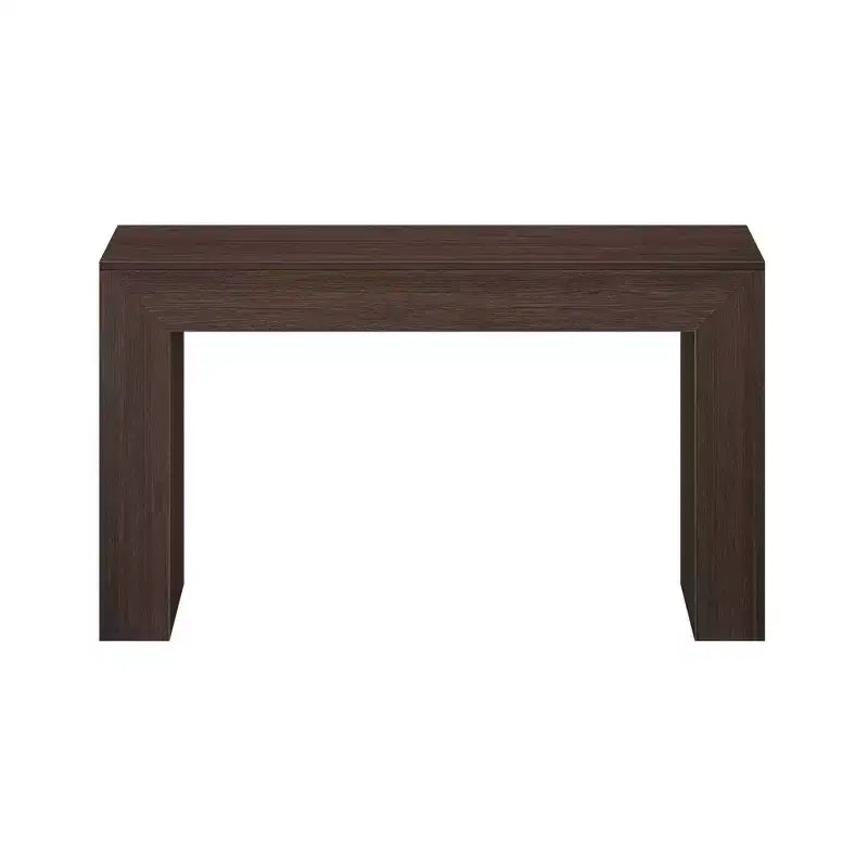Plank+Beam Grand Konsolentisch, 56 cm massiver Holz-Beistelltisch, Eingangstisch für Flur, hinter dem Sofa, Wohnzimmer, Foyer
