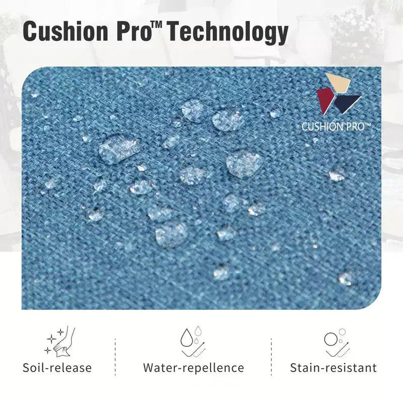Captiva Designs 4-teiliges extra großes Metall-Loungeset für Terrasse und Garten mit Sesseln für Garten, Poolbereich, Hinterhof