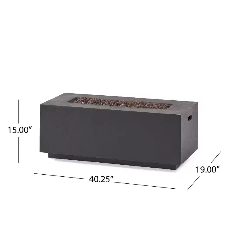 Christopher Knight Home Brynnli Outdoor-Geflecht-4-Sitzer-Gesprächsgruppe mit Feuerstelle