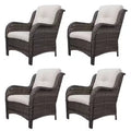 UPTIOT 4 Piece Multiple Chairs Seating Group with Cushions