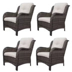 UPTIOT 4 Piece Multiple Chairs Seating Group with Cushions