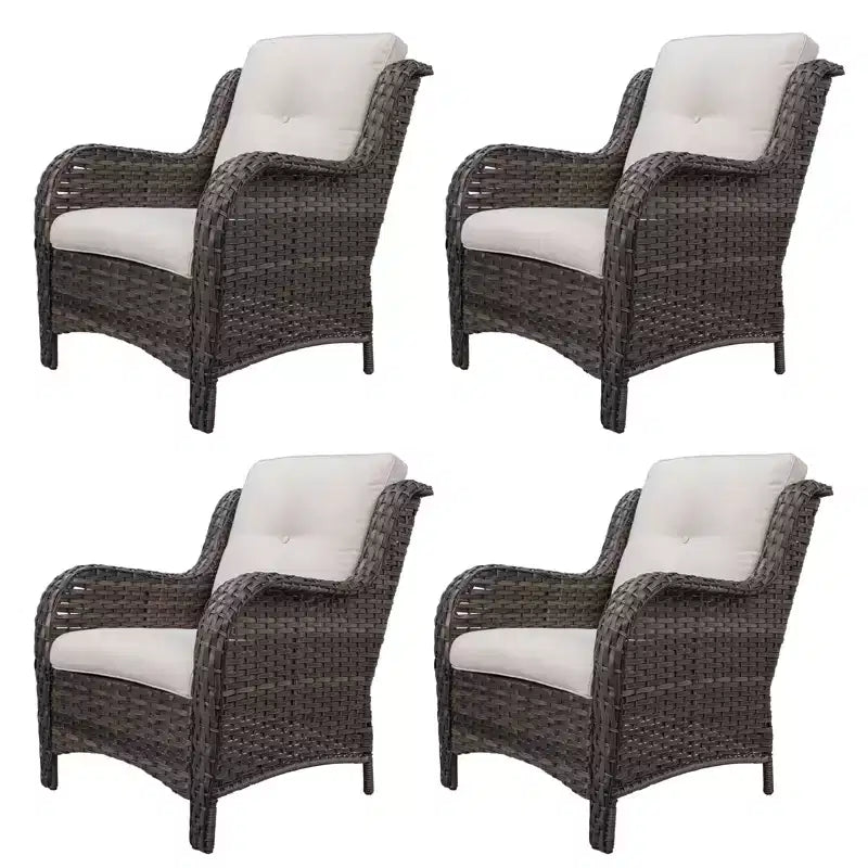 UPTIOT 4 Piece Multiple Chairs Seating Group with Cushions