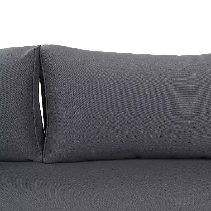 Christopher Knight Home Panfilo Schlafsofa mit 3 Sitzen aus Akazienholz und Polsterung mit Couchtisch